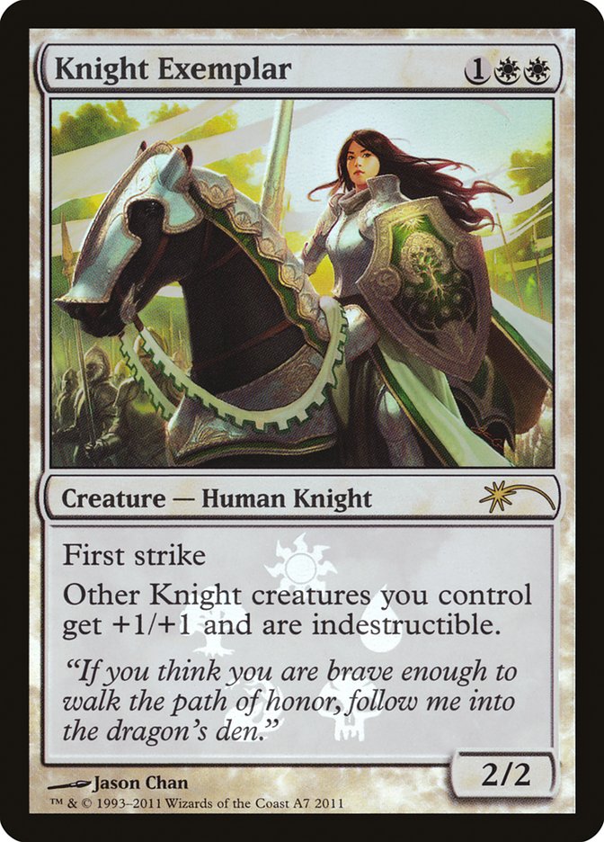 Knight Exemplar [Resale Promos] | Tabernacle Games