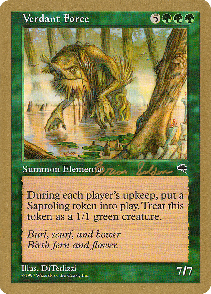 Verdant Force (Brian Selden) [World Championship Decks 1998] | Tabernacle Games