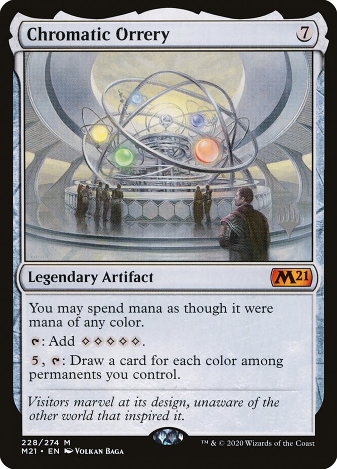 Chromatic Orrery (Promo Pack) [Core Set 2021 Promos] | Tabernacle Games