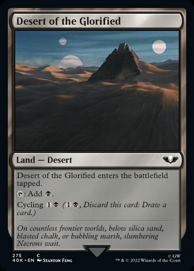 Desert of the Glorified (Surge Foil) [Universes Beyond: Warhammer 40,000] | Tabernacle Games