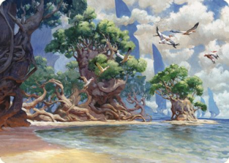 Yavimaya Coast Art Card [Dominaria United Art Series] | Tabernacle Games