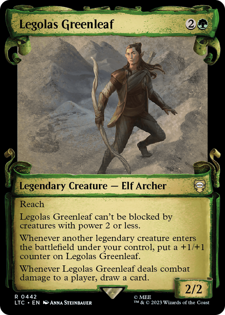 Legolas Greenleaf [The Lord of the Rings: Tales of Middle-Earth Commander Showcase Scrolls] | Tabernacle Games