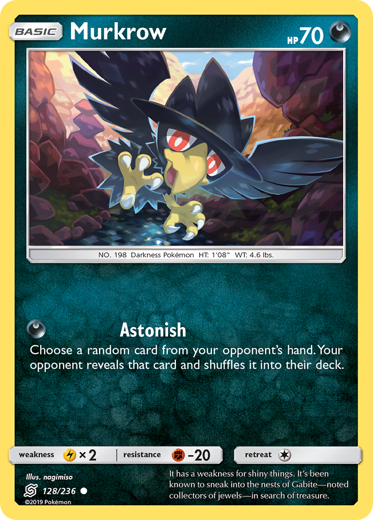 Murkrow (128/236) [Sun & Moon: Unified Minds] | Tabernacle Games