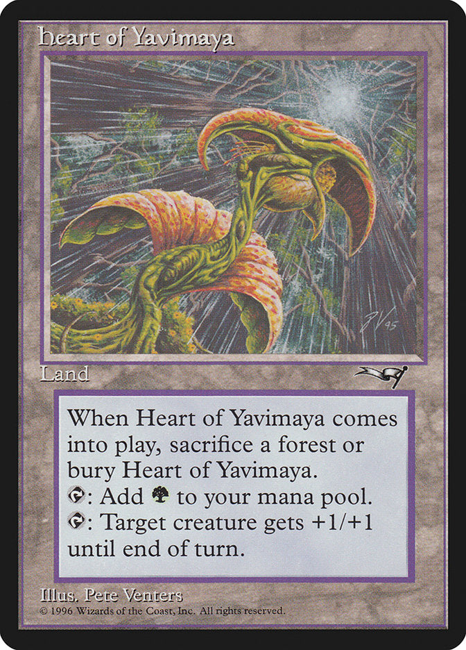 Heart of Yavimaya [Alliances] | Tabernacle Games