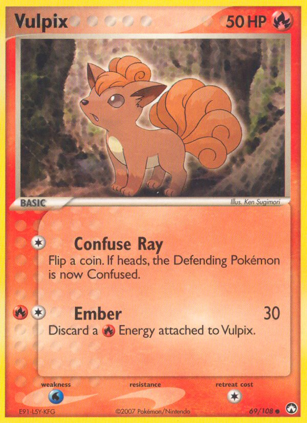 Vulpix (69/108) [EX: Power Keepers] | Tabernacle Games