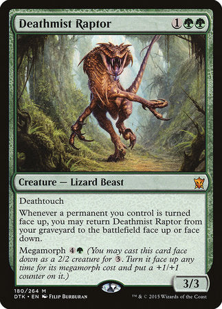 Deathmist Raptor [Dragons of Tarkir] | Tabernacle Games