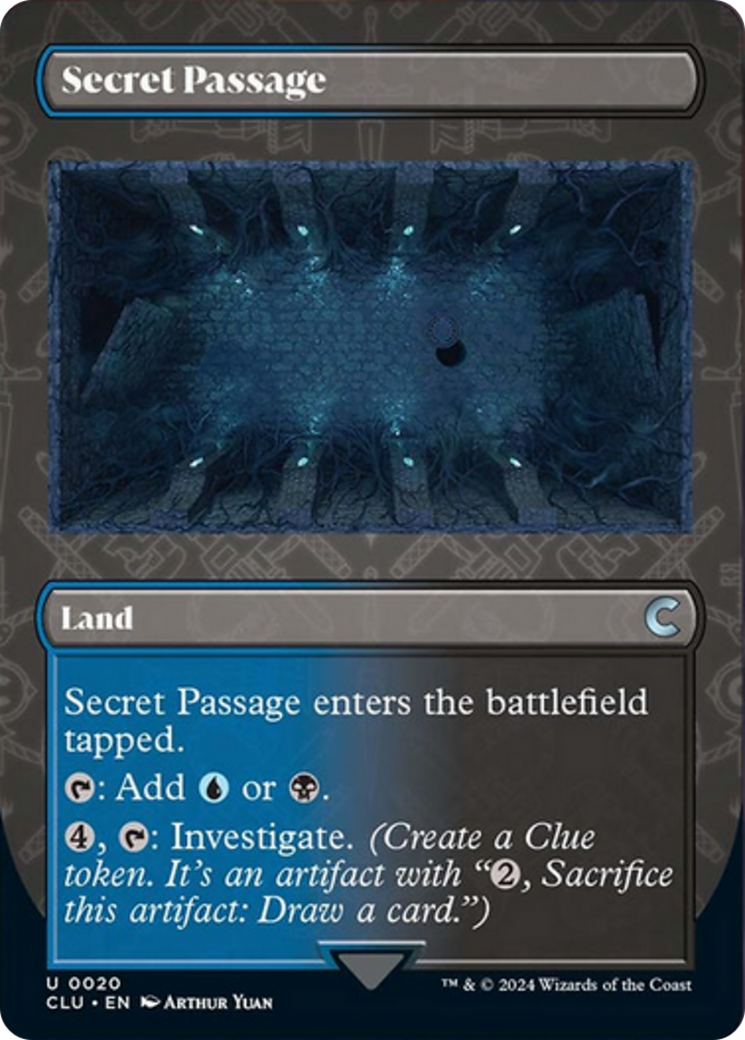 Secret Passage (Borderless) [Ravnica: Clue Edition] | Tabernacle Games