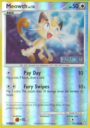 Meowth (106/146) [Burger King Promos: 2009 Collection] | Tabernacle Games