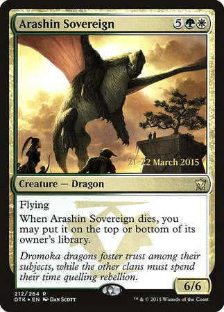 Arashin Sovereign [Dragons of Tarkir Promos] | Tabernacle Games