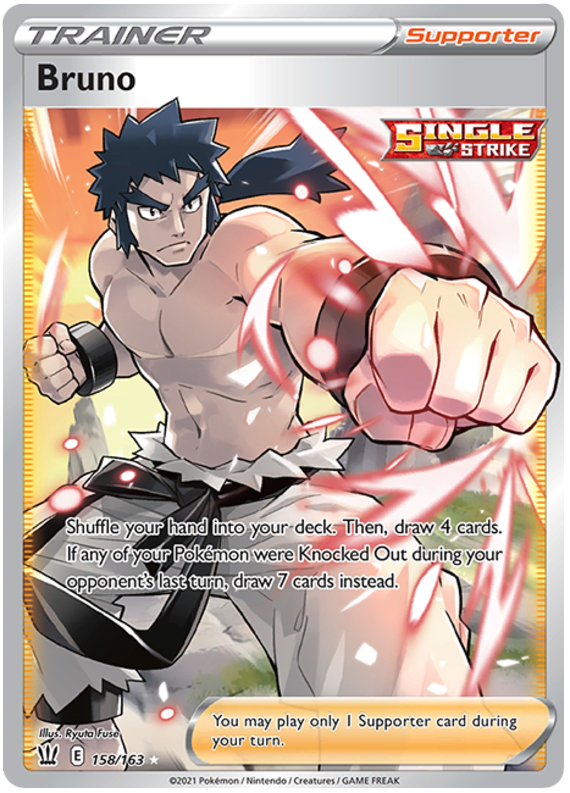 Bruno (158/163) [Sword & Shield: Battle Styles] | Tabernacle Games