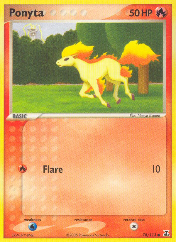 Ponyta (78/113) [EX: Delta Species] | Tabernacle Games