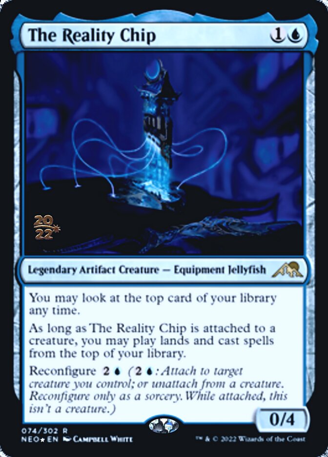 The Reality Chip [Kamigawa: Neon Dynasty Prerelease Promos] | Tabernacle Games