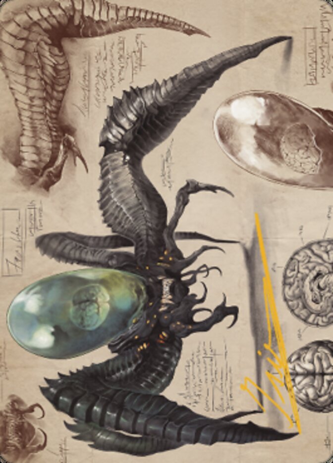 Psychosis Crawler Art Card (Gold-Stamped Signature) [The Brothers' War Art Series] | Tabernacle Games