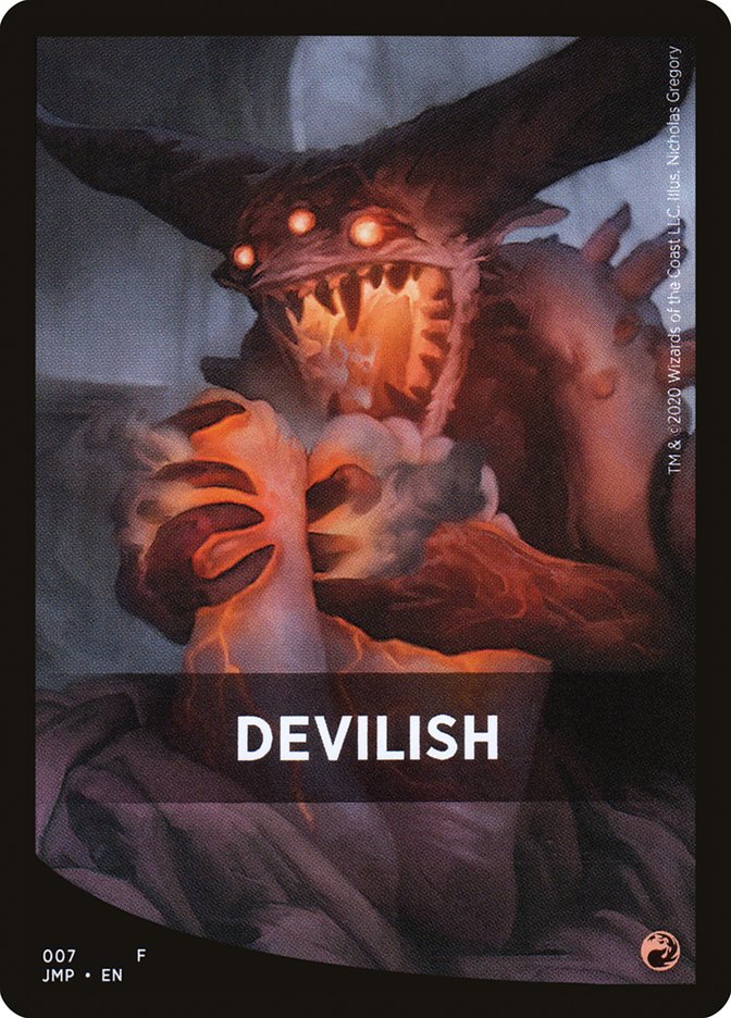 Devilish Theme Card [Jumpstart Front Cards] | Tabernacle Games