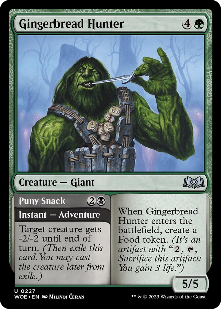 Gingerbread Hunter // Puny Snack [Wilds of Eldraine] | Tabernacle Games