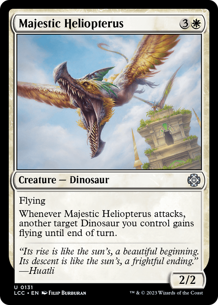 Majestic Heliopterus [The Lost Caverns of Ixalan Commander] | Tabernacle Games