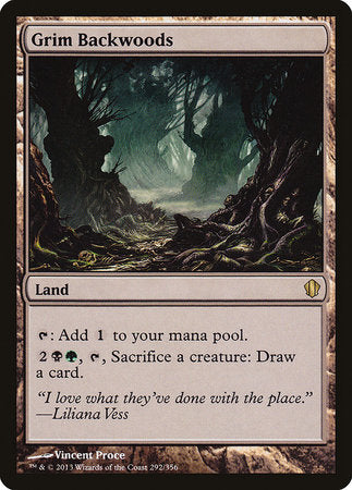 Grim Backwoods [Commander 2013] | Tabernacle Games
