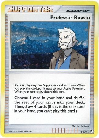 Professor Rowan (112/130) (Cosmos Holo) [Diamond & Pearl: Base Set] | Tabernacle Games