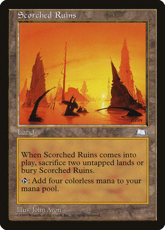 Scorched Ruins [Weatherlight] | Tabernacle Games