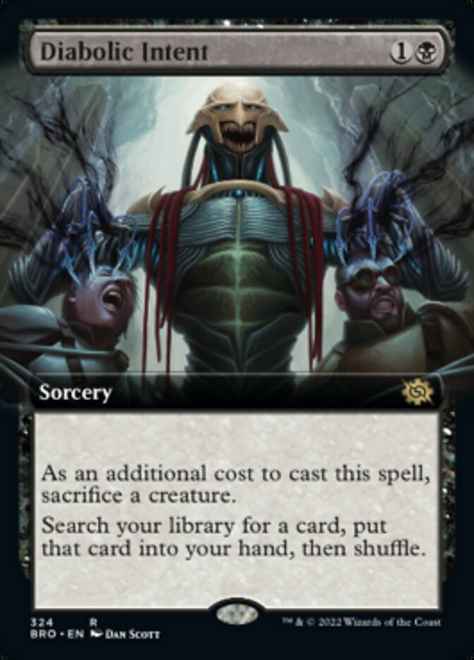 Diabolic Intent (Extended Art) [The Brothers' War] | Tabernacle Games