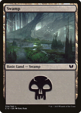 Swamp (334) [Commander 2015] | Tabernacle Games