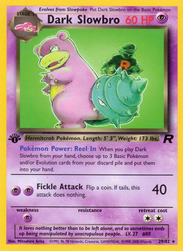 Dark Slowbro (29/82) [Team Rocket 1st Edition] | Tabernacle Games