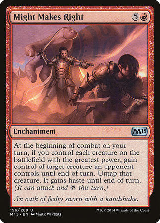 Might Makes Right [Magic 2015] | Tabernacle Games
