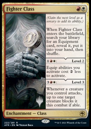 Fighter Class (Promo Pack) [Dungeons & Dragons: Adventures in the Forgotten Realms Promos] | Tabernacle Games