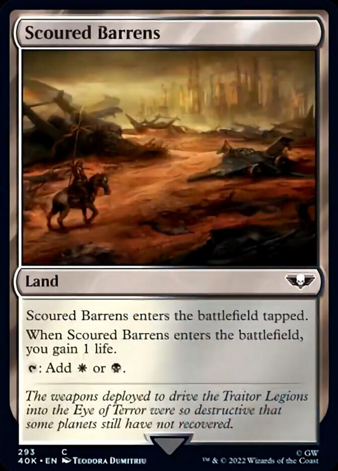 Scoured Barrens [Universes Beyond: Warhammer 40,000] | Tabernacle Games