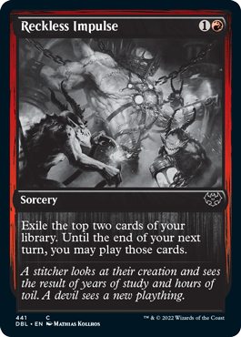 Reckless Impulse [Innistrad: Double Feature] | Tabernacle Games