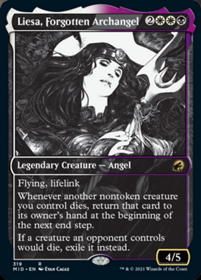 Liesa, Forgotten Archangel (Showcase Eternal Night) [Innistrad: Midnight Hunt] | Tabernacle Games