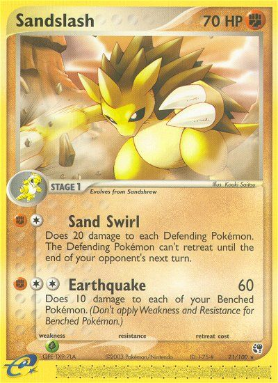 Sandslash (21/100) [EX: Sandstorm] | Tabernacle Games