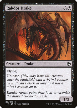 Rakdos Drake [Iconic Masters] | Tabernacle Games