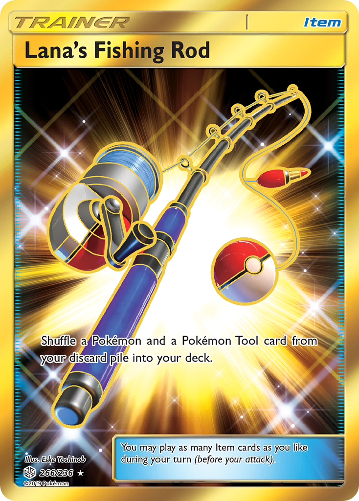 Lana's Fishing Rod (266/236) [Sun & Moon: Cosmic Eclipse] | Tabernacle Games