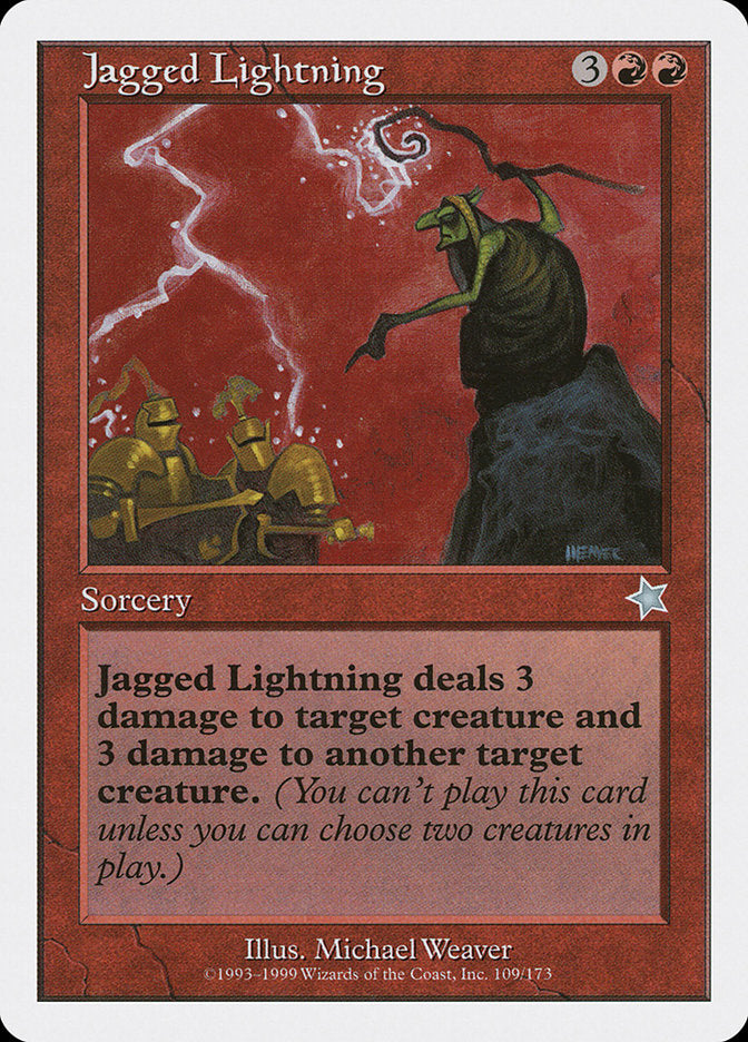 Jagged Lightning [Starter 1999] | Tabernacle Games