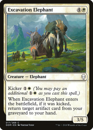 Excavation Elephant [Dominaria] | Tabernacle Games