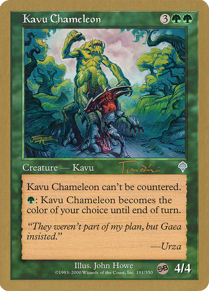 Kavu Chameleon (Jan Tomcani) (SB) [World Championship Decks 2001] | Tabernacle Games