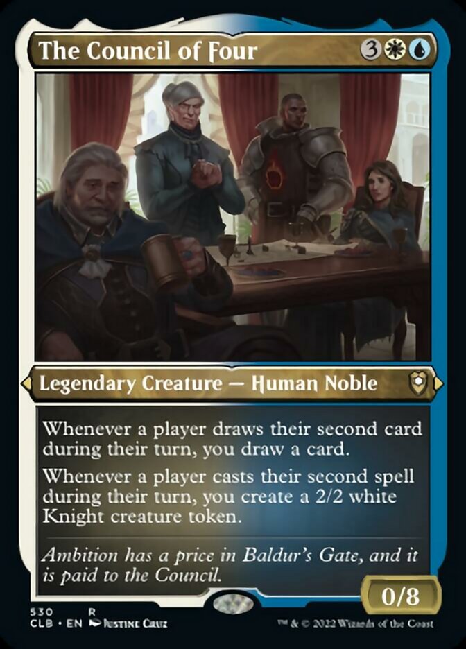 The Council of Four (Foil Etched) [Commander Legends: Battle for Baldur's Gate] | Tabernacle Games