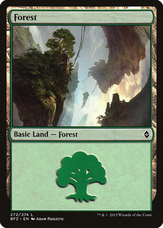Forest (272) [Battle for Zendikar] | Tabernacle Games