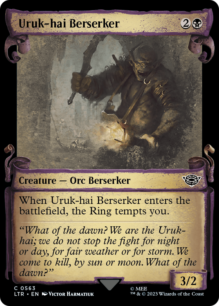 Uruk-hai Berserker [The Lord of the Rings: Tales of Middle-Earth Showcase Scrolls] | Tabernacle Games