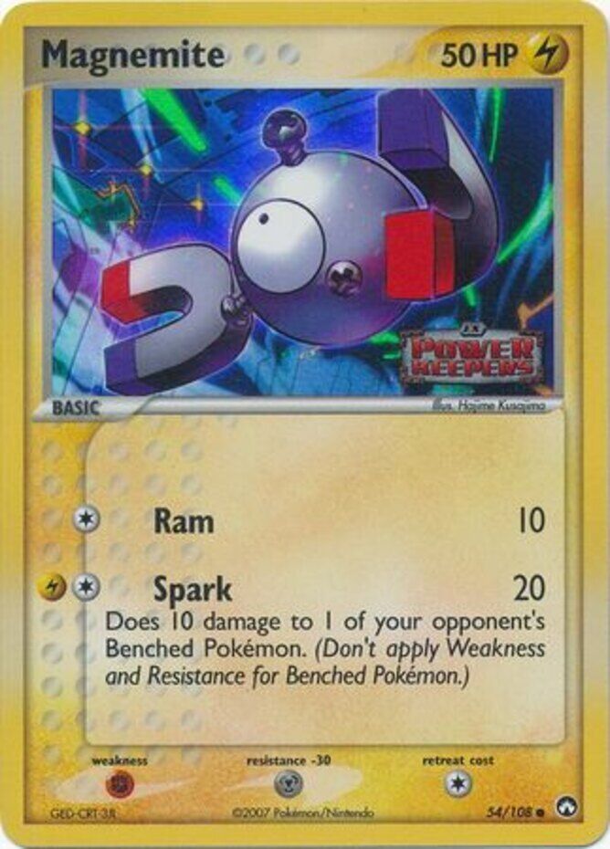 Magnemite (54/108) (Stamped) [EX: Power Keepers] | Tabernacle Games