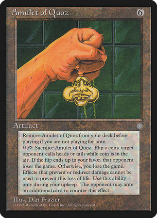 Amulet of Quoz [Ice Age] | Tabernacle Games