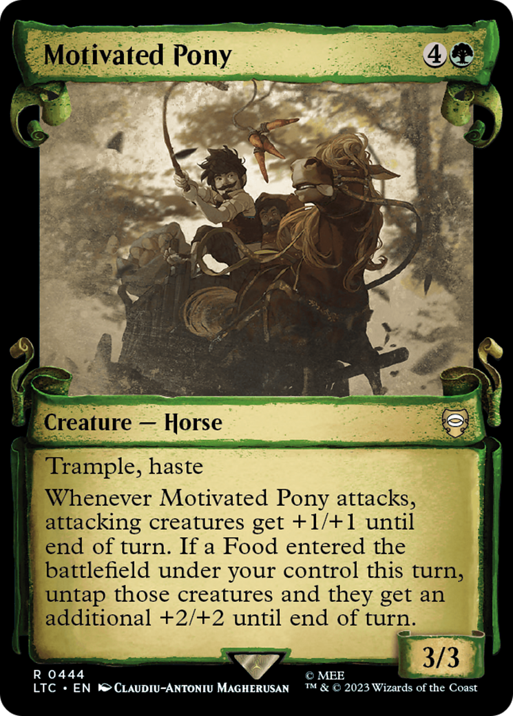 Motivated Pony [The Lord of the Rings: Tales of Middle-Earth Commander Showcase Scrolls] | Tabernacle Games