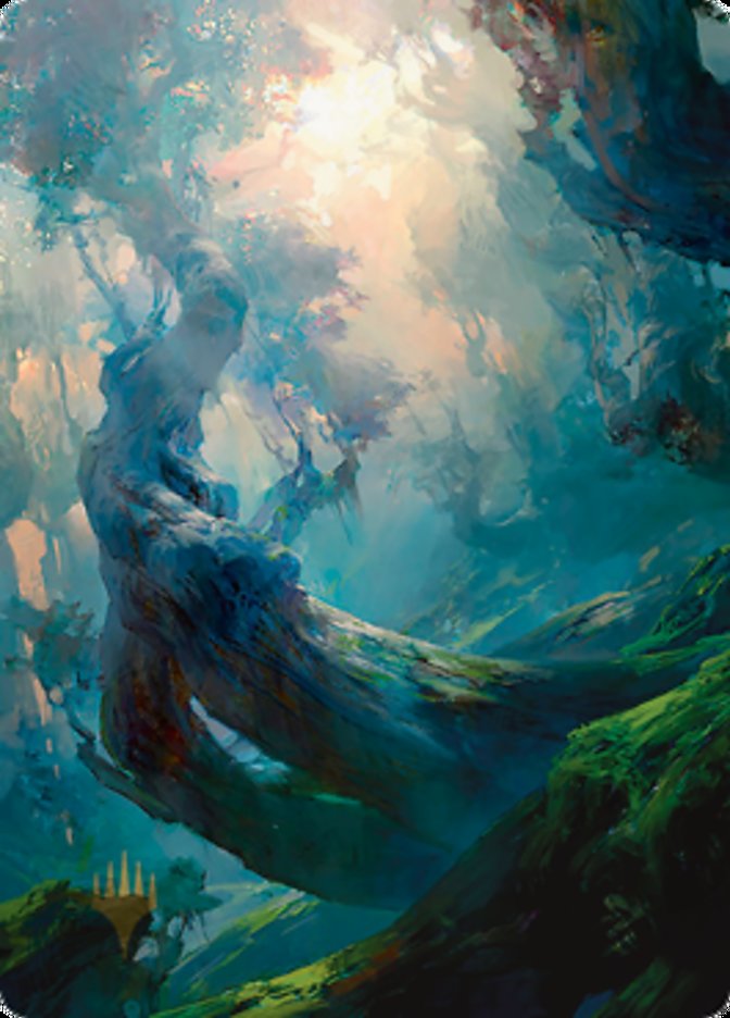 Forest 3 Art Card (Gold-Stamped Signature) [Zendikar Rising Art Series] | Tabernacle Games