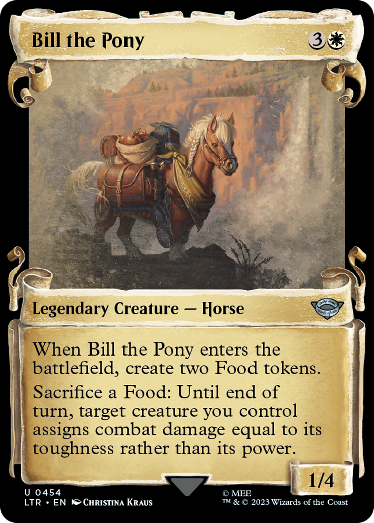 Bill the Pony [The Lord of the Rings: Tales of Middle-Earth Showcase Scrolls] | Tabernacle Games