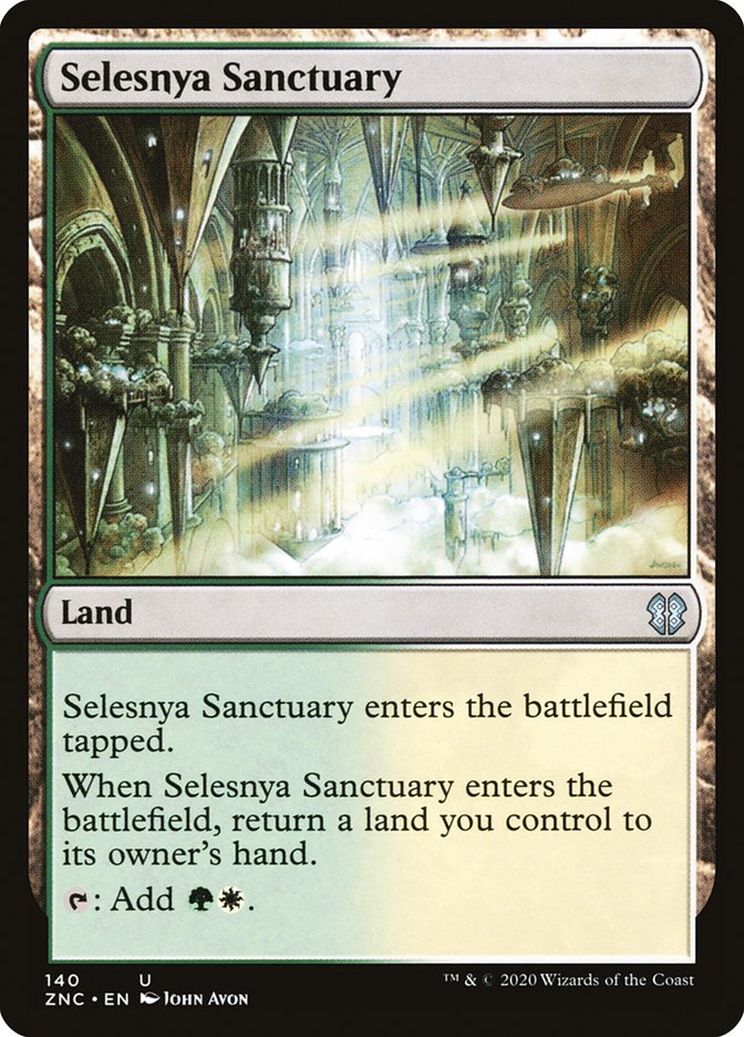 Selesnya Sanctuary [Zendikar Rising Commander] | Tabernacle Games