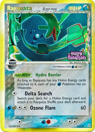 Rayquaza (16/110) (Delta Species) (Stamped) [EX: Holon Phantoms] | Tabernacle Games