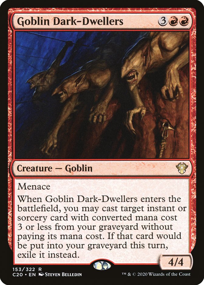 Goblin Dark-Dwellers [Commander 2020] | Tabernacle Games