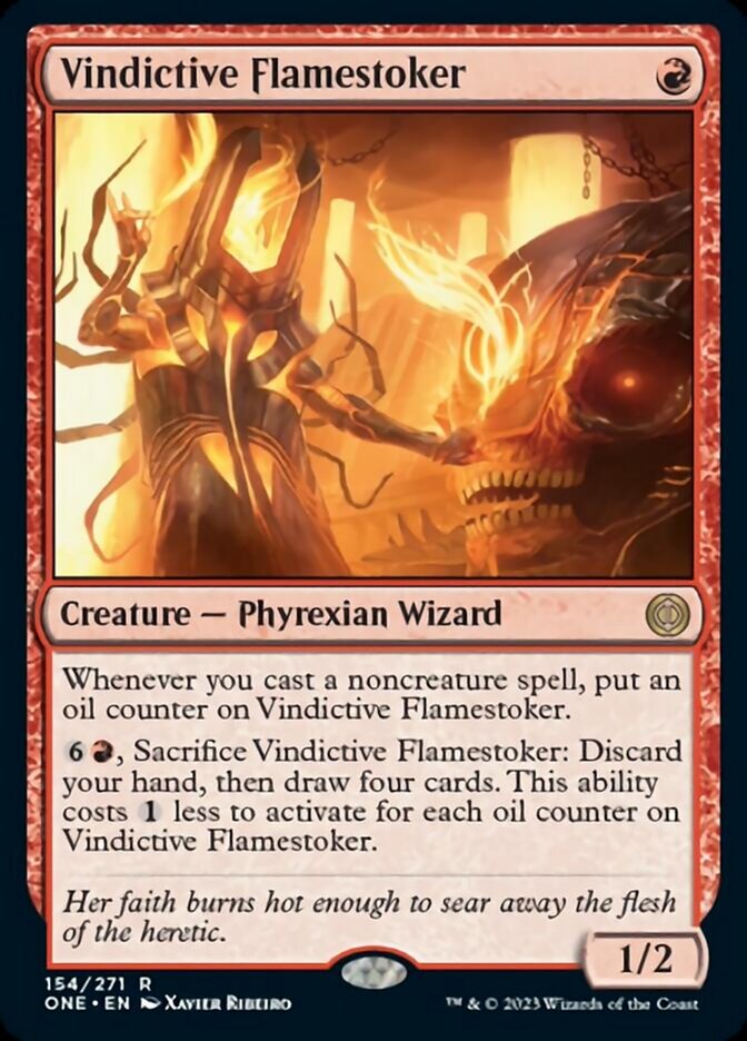 Vindictive Flamestoker [Phyrexia: All Will Be One] | Tabernacle Games