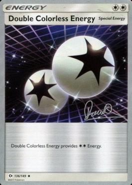 Double Colorless Energy (136/149) (Infinite Force - Diego Cassiraga) [World Championships 2017] | Tabernacle Games